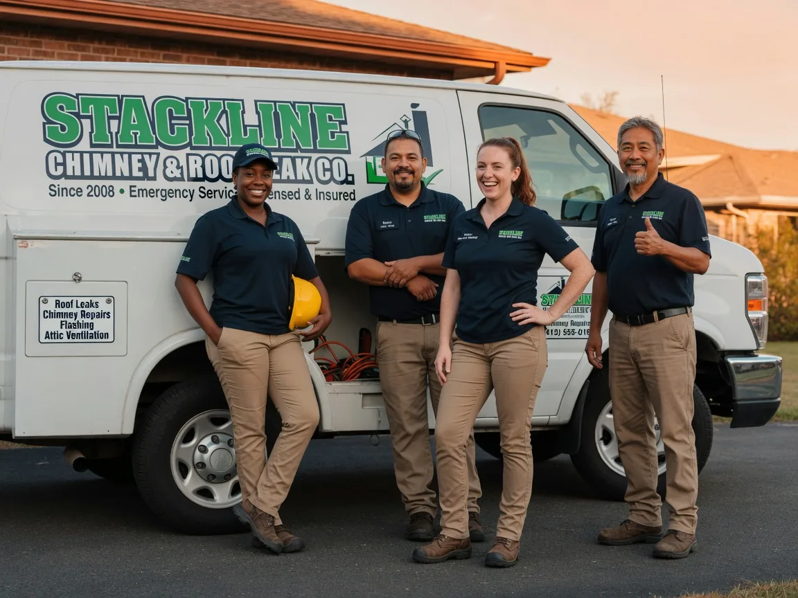 Chimney flashing repair company in Texas City, TX